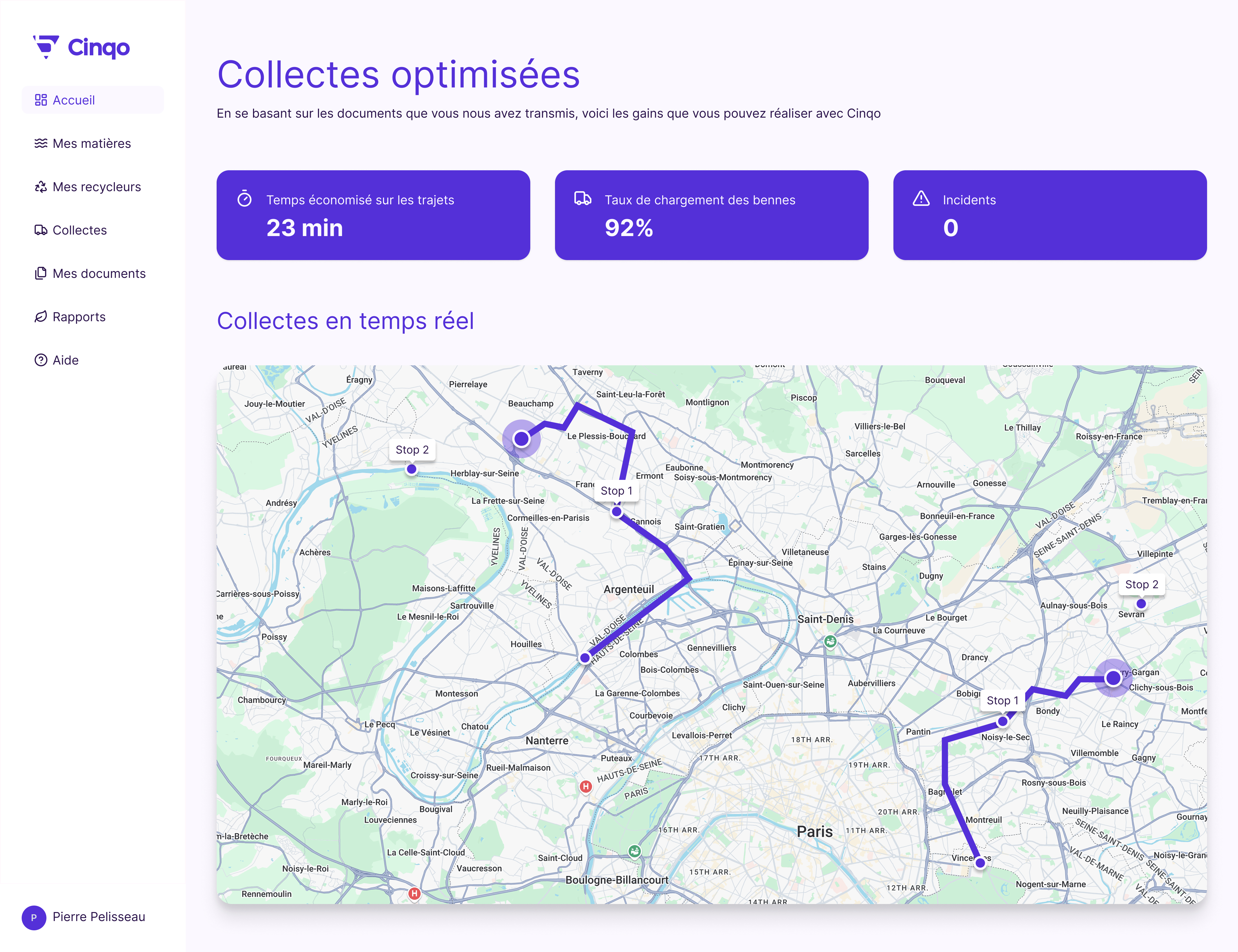 Supervision des collectes Cinqo